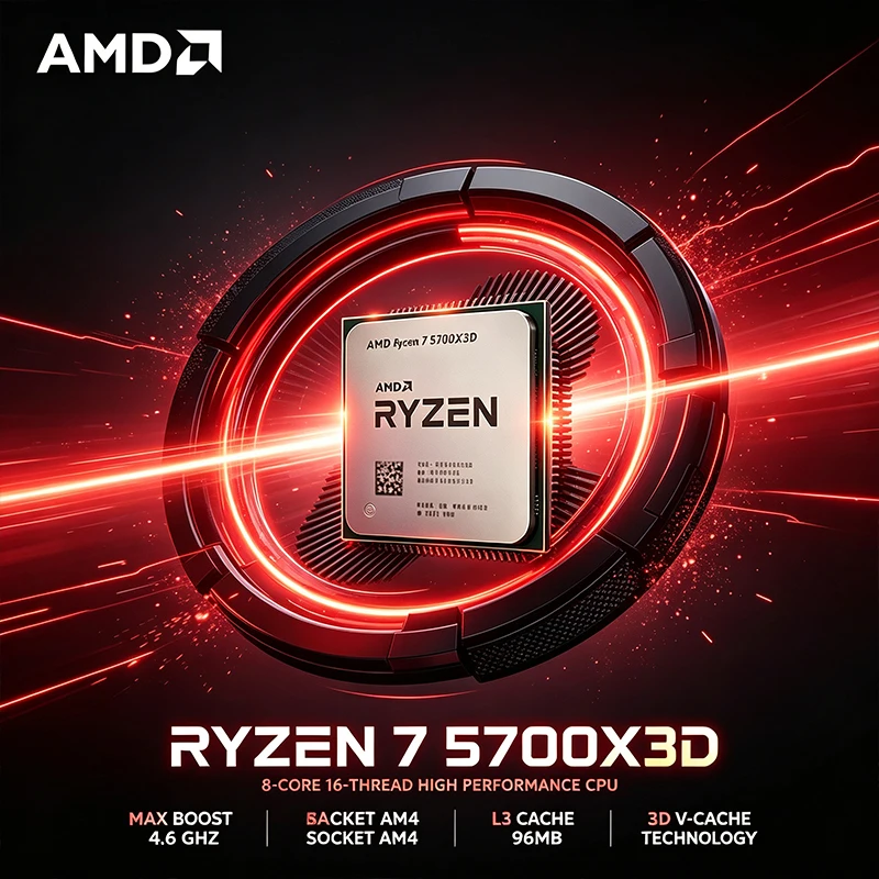 AMD Ryzen 7 5700X3D デスクトップCPU、 - Amd Cpu Ryzen 7 のレビューと価格