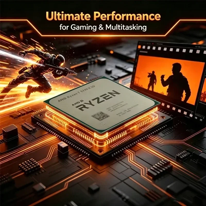 AMD Ryzen 7 5700X3D デスクトップCPU、 - Amd Cpu Ryzen 7 のレビューと価格