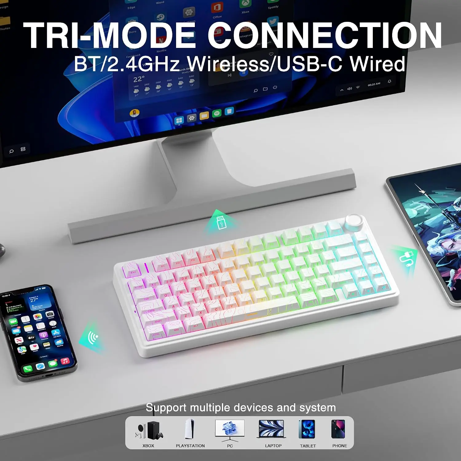 AULA F75 HE マグネット式キーボード 75% ゲー - Gaming Keyboard Nearby のレビューと価格