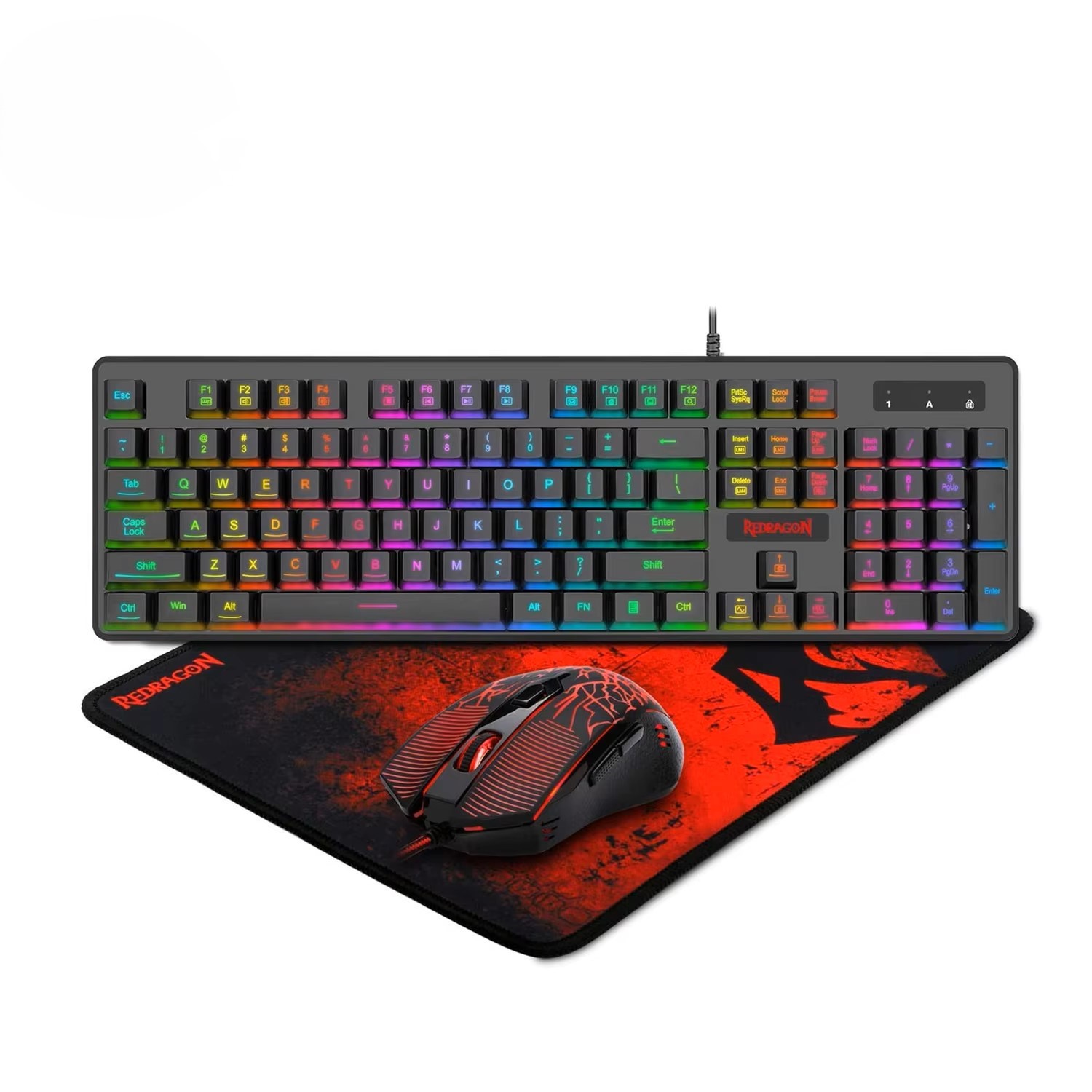 Redragon S107 RGB ゲーミングキーボード＆マ - Gaming Keyboard No Rgb のレビューと価格